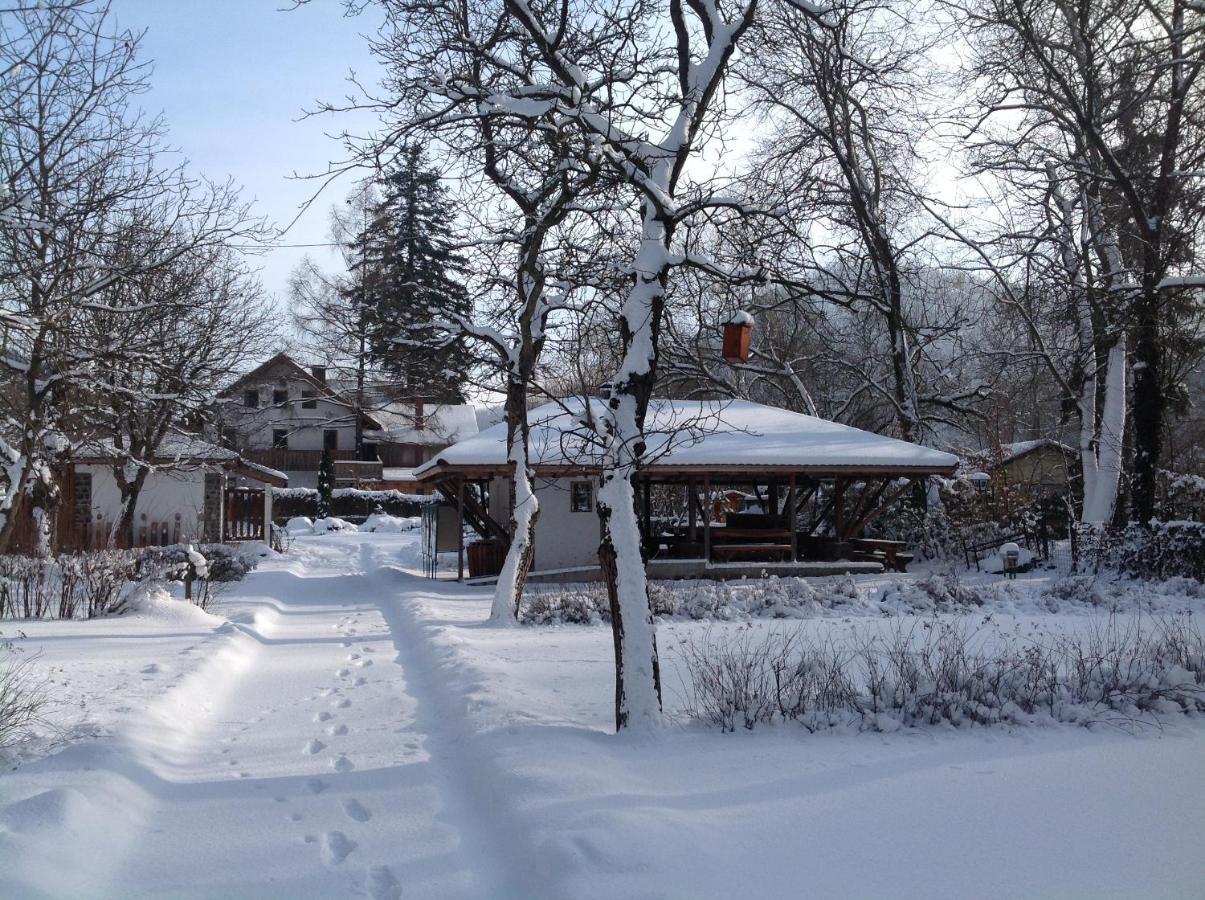 Oeko-Park Panzio, Kemping Es Rendezvenykoezpont Szarvaskő Exterior foto