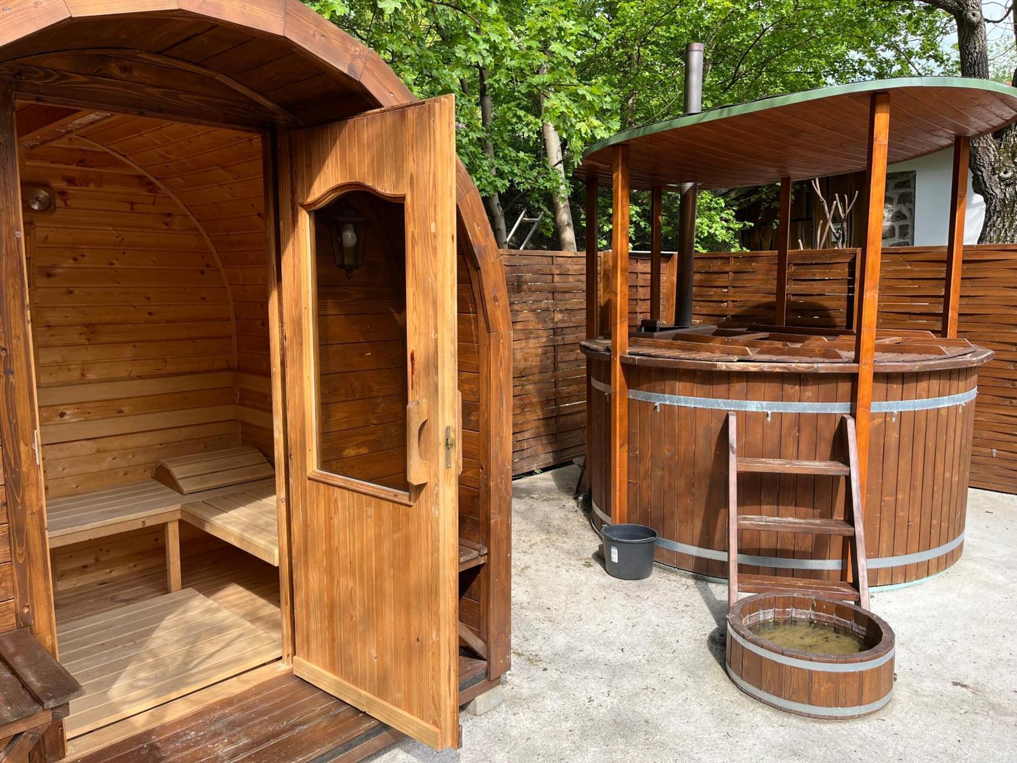 Oeko-Park Panzio, Kemping Es Rendezvenykoezpont Szarvaskő Exterior foto